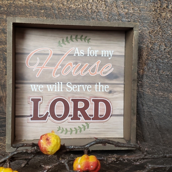 Serve the lord Christian fall thanksgiving - Picture 2 of 6